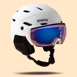NWT Smith Optics Survey MIPS Helmet w/ ChromaPop Photochromic GogglesWhite